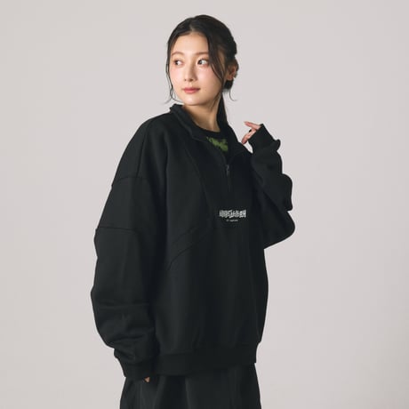 【lil' valley】HALF-ZIP PULLOVER SWEAT