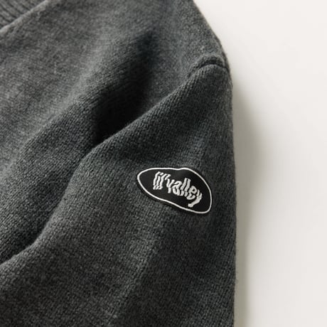 【lil' valley】DAMAGE KNIT CARDIGAN