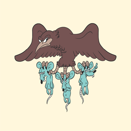 【lil' valley】MOODY MICE T-SHIRT