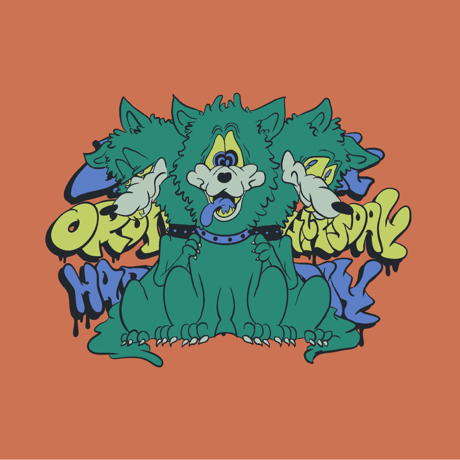 【lil' valley】MOODY DOGS T-SHIRT