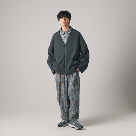 【lil' valley】DAMAGE KNIT CARDIGAN
