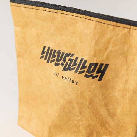 【lil' valley】LOGO TYVEK POUCH