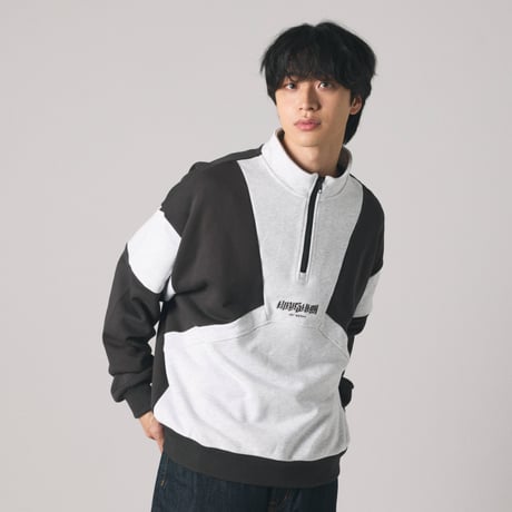 【lil' valley】HALF-ZIP PULLOVER SWEAT