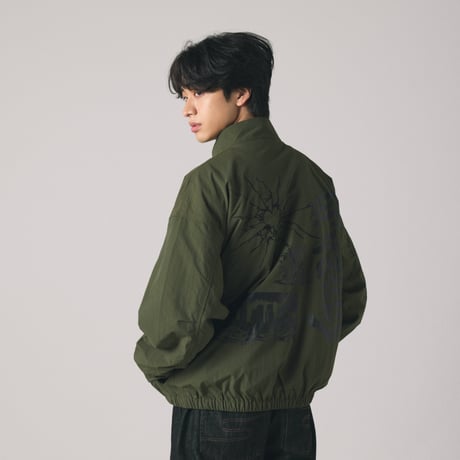 【lil' valley】EMBROIDERED NYLON JACKET