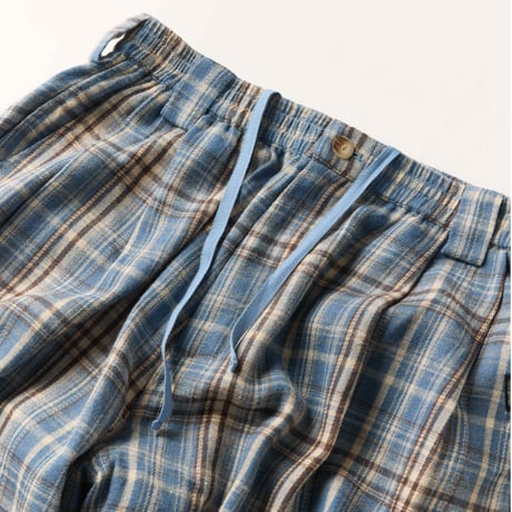 【lil' valley】VERSATILE CHECK EASY PANTS