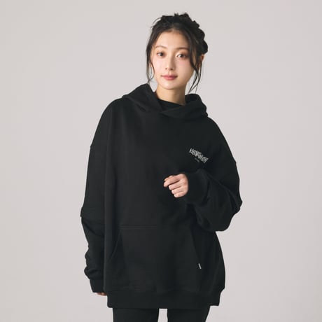【lil' valley】BASIC EMBROIDERED HOODIE