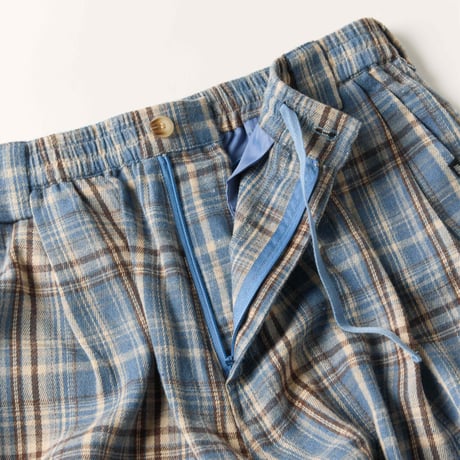 【lil' valley】VERSATILE CHECK EASY PANTS