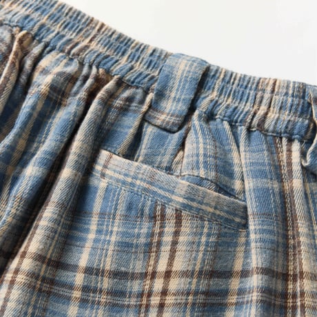 【lil' valley】VERSATILE CHECK EASY PANTS