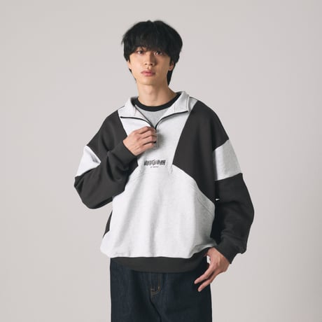 【lil' valley】HALF-ZIP PULLOVER SWEAT