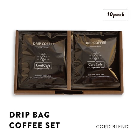 ドリップバッグ10個セット【コードブレンド】BOX入り