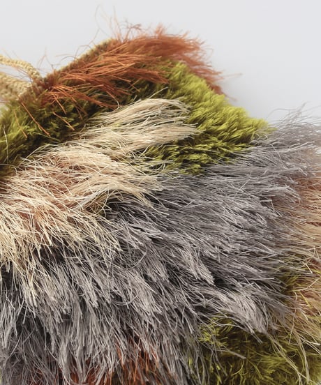 東海えりかさんデザイン 『camouflage fur bag』のキット
