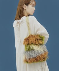 東海えりかさんデザイン 『camouflage fur bag』のキット