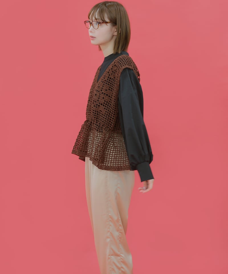 フラワーメッシュベストのkit | itoito