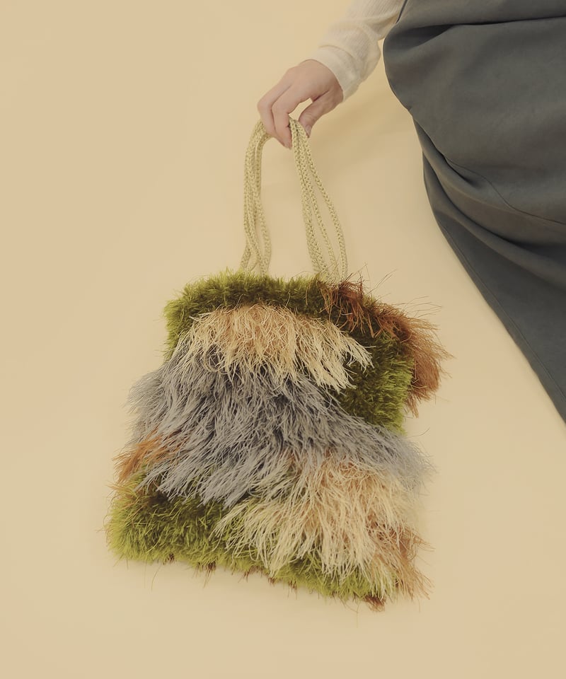 東海えりかさんデザイン 『camouflage fur bag』のキット | itoito 東海えりかさんデザイン 『camouflage fur bag』のキット | itoito