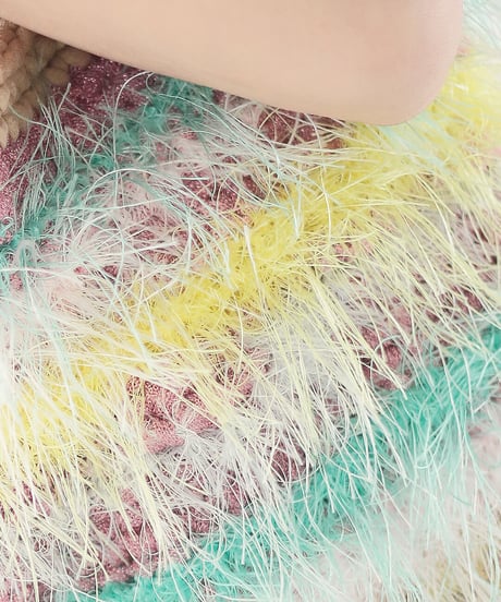 東海えりかさんデザイン "summer fur bag " のkit
