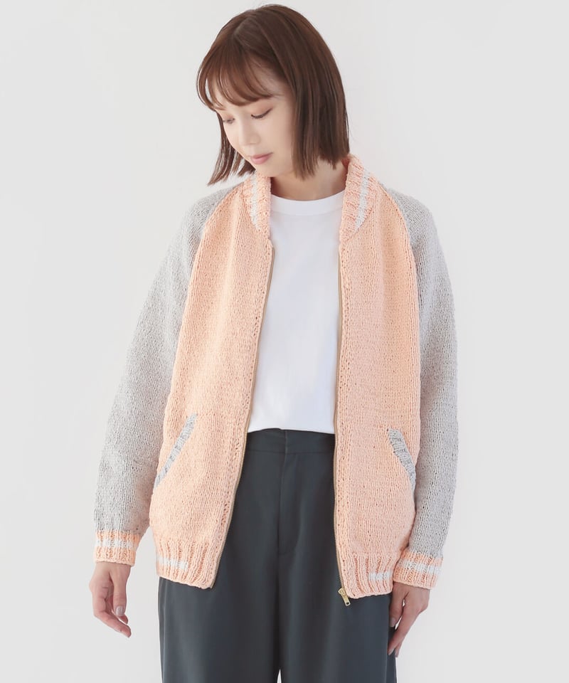 東海えりかのカラーワーク」スタジアムジャンパーの糸kit (skógafoss