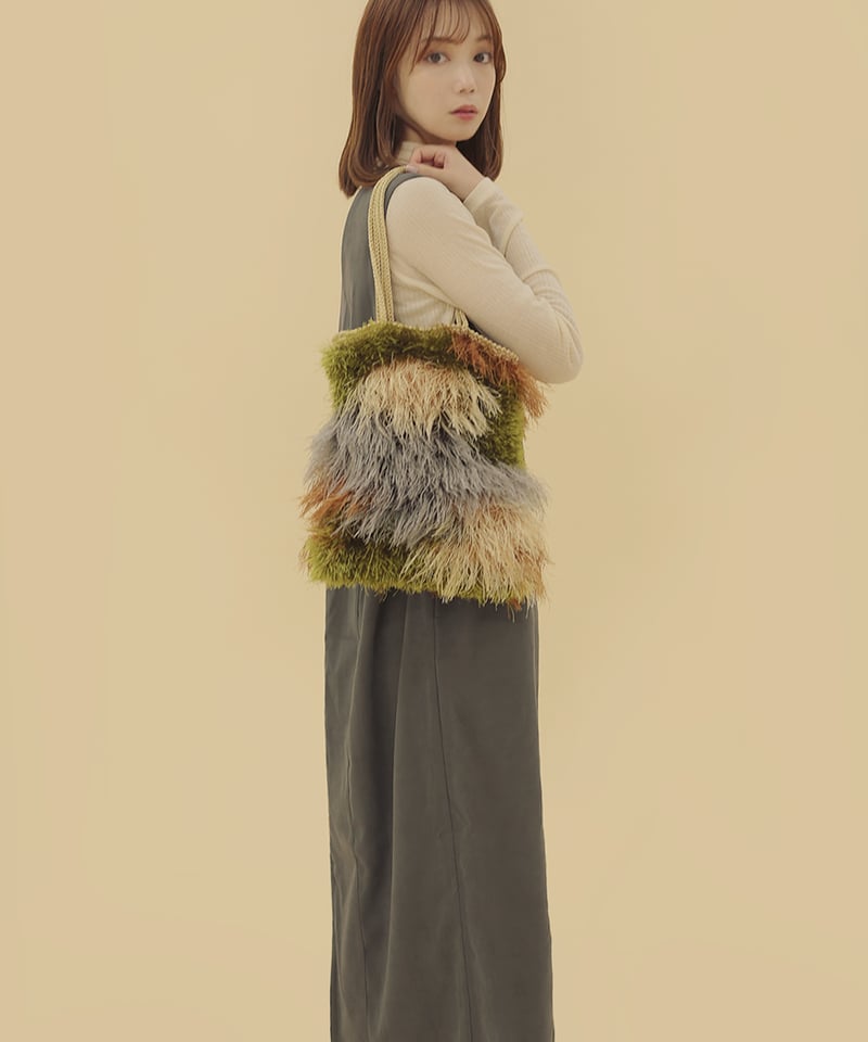 東海えりかさんデザイン 『camouflage fur bag』のキット | itoito