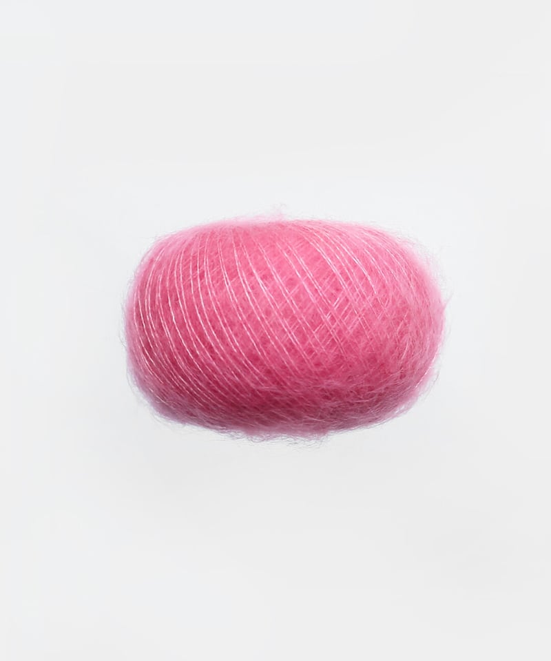 Lisette リゼッタ　モヘア　シルク　ストール　ピンクレッド Lisette リゼッタ モヘア シルク ストール ピンクレッド Lisette