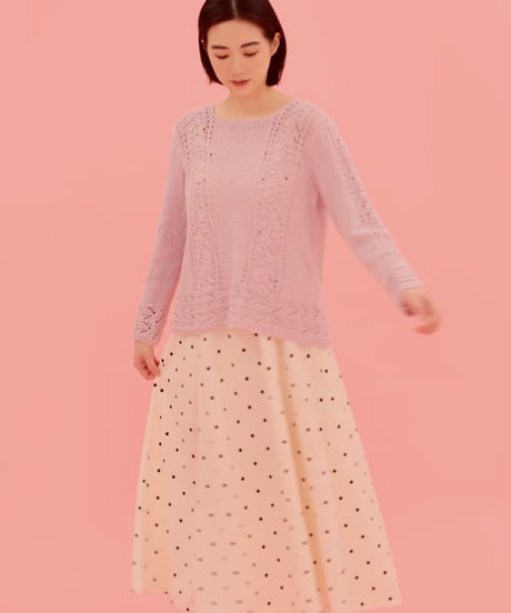 リーフレースニットのkit