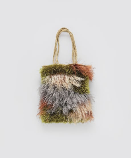 東海えりかさんデザイン 『camouflage fur bag』のキット