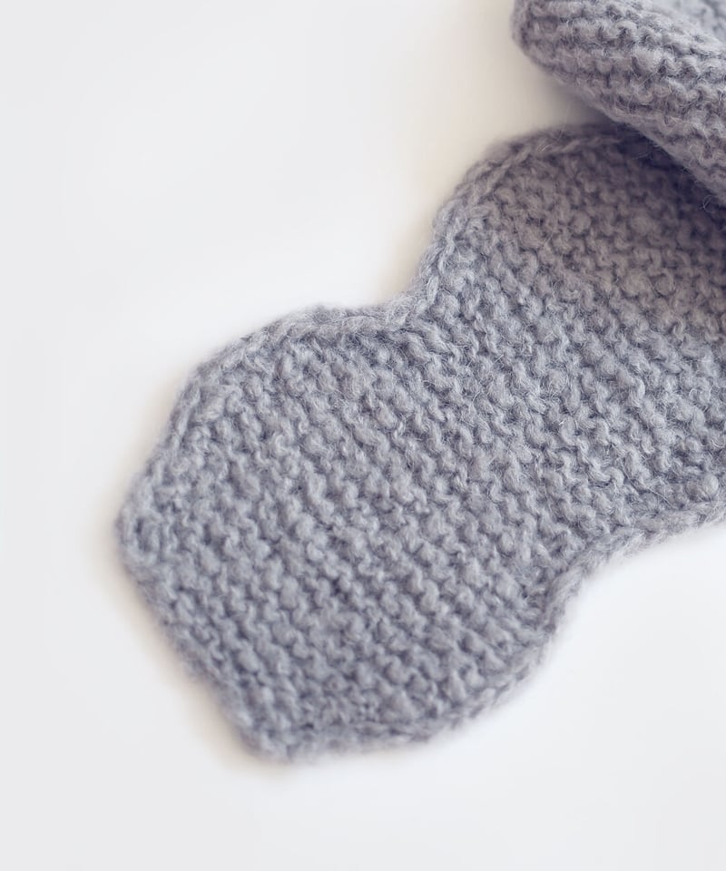 kikunorimaru　マフラー　ポーチ ちくちくしないマフラー（ノルディック柄）│OTA KNIT ┃ to touch