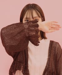 ジグザグヘムカーディガンのkit