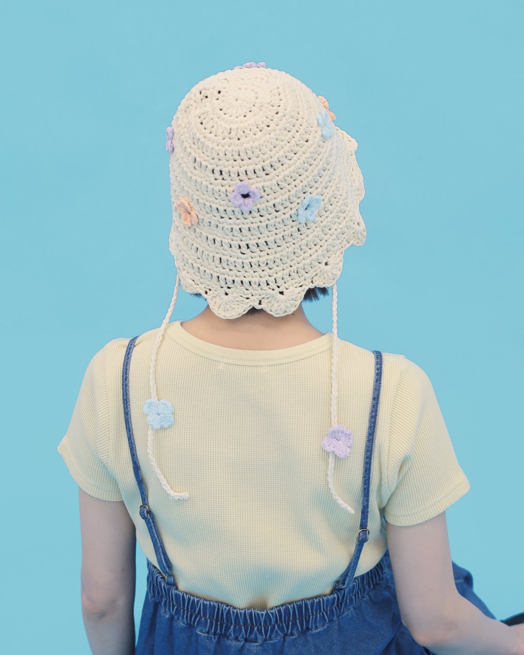 お花と羊毛ボール飾り付きパイロット帽子ハンドメイド 楽天市場