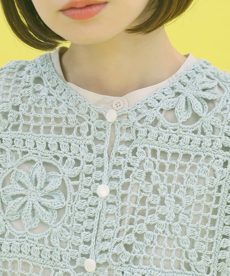 こおりです。tricotCOMMEdesGARÇONS フラワーレース フラワーレースカーディのkit | itoito