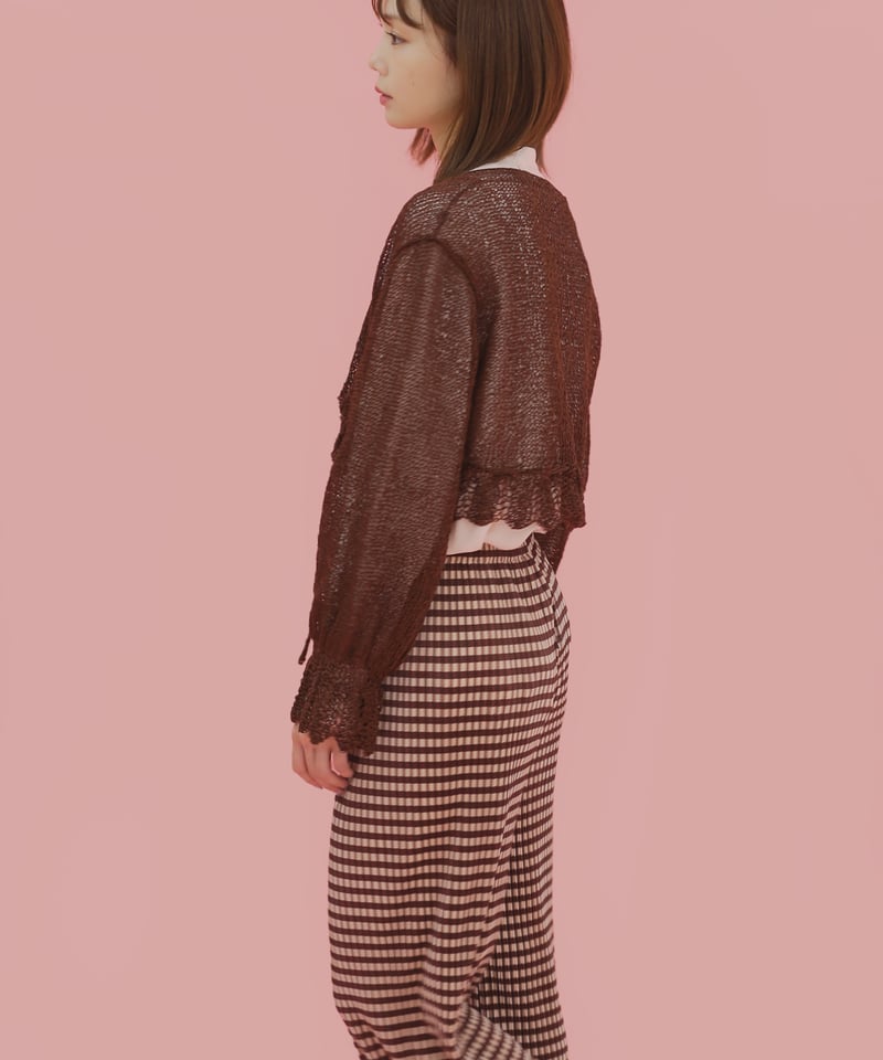 ジグザグヘムカーディガンのkit | itoito