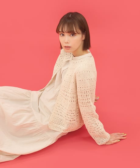 きれいなレースのカーディガン  (cotone lily バージョン) の kit
