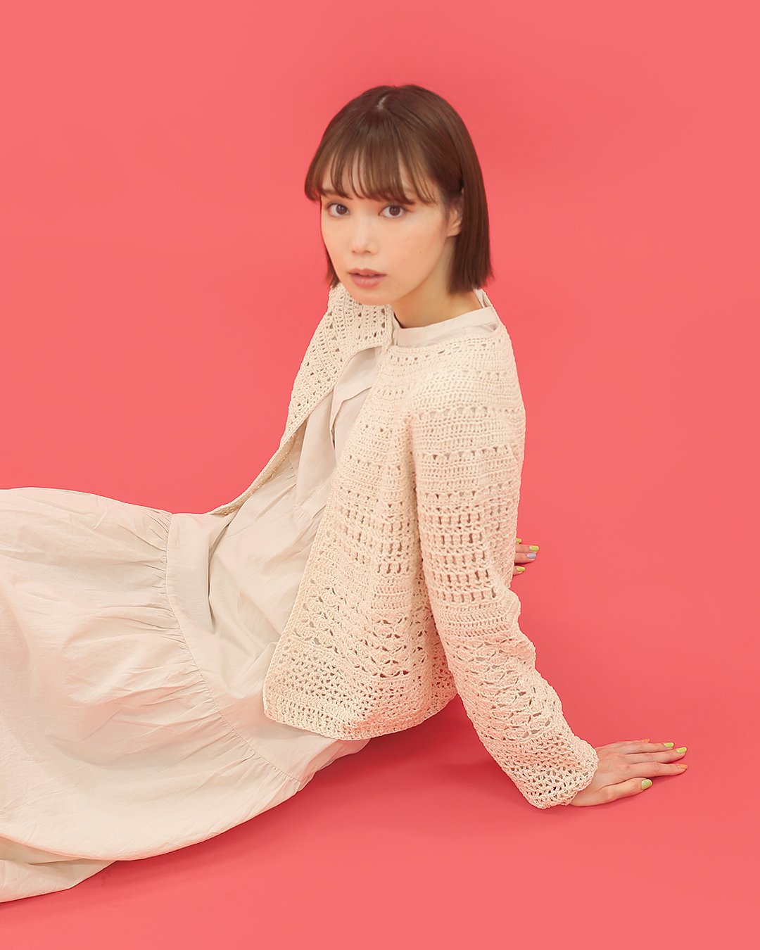 きれいなレースのカーディガン (cotone lily バージョン) の kit | itoito