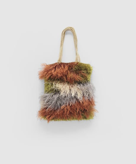東海えりかさんデザイン 『camouflage fur bag』のキット