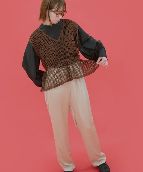 フラワーメッシュベストのkit