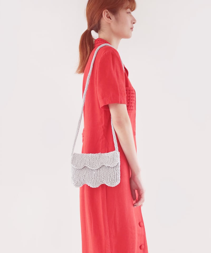 w.pcoco 様 mermaid beige×white ポシェット w.pcoco 様 mermaid beige×white ポシェット バッグ