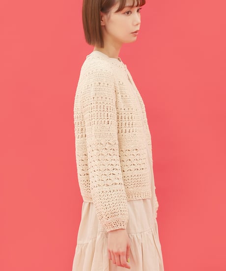 きれいなレースのカーディガン  (cotone lily バージョン) の kit