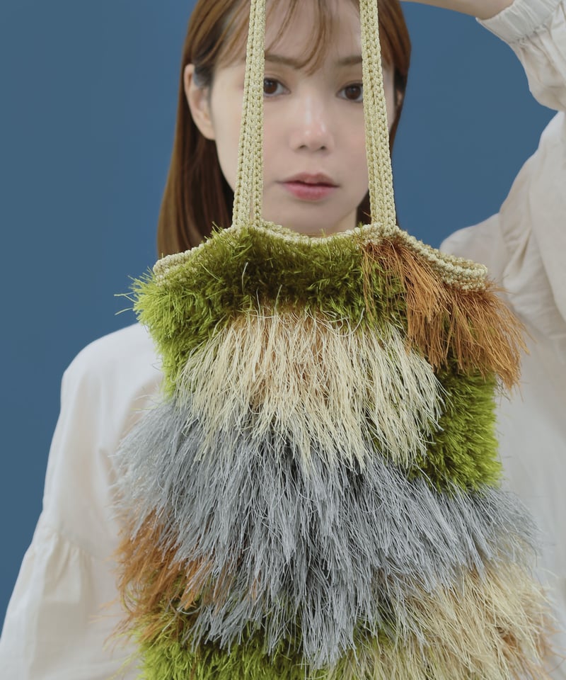 東海えりかさんデザイン 『camouflage fur bag』のキット | itoito