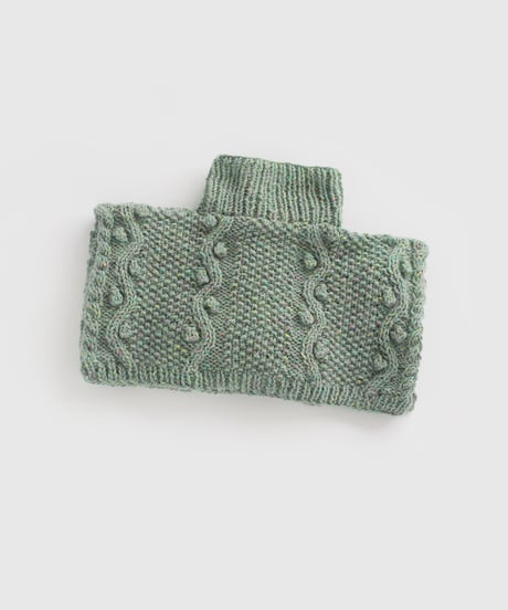 数量限定 Candy Worsted /off specで編む ウェーブモスショルダーのkit