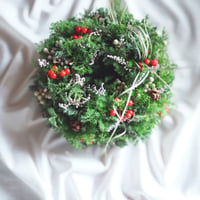 こんもりクリスマスリース