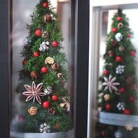 ガラスフレームスリムツリーアレンジ🌲　白