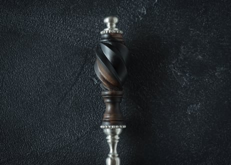 黒柿スプーン | 洋白 | テーブルスプーン | Kurogaki Wood Spoon  | Nickel Silver | Table Spoon#21