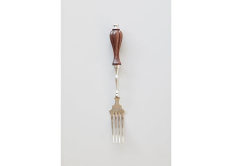 クラウン フォーク  | ブラックウォルナット | 洋白 | テーブルフォークCrown Fork | Black Walnut | Nickel Silver | Table Fork #18