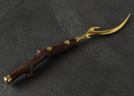 調和｜真鍮と枝ピック・Chouwa (Harmony) | Brass and Natural Branch | Pick #11