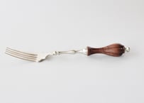 クラウン フォーク  | ブラックウォルナット | 洋白 | テーブルフォークCrown Fork | Black Walnut | Nickel Silver | Table Fork #18