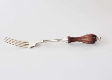 クラウン フォーク  | ブラックウォルナット | 洋白 | テーブルフォークCrown Fork | Black Walnut | Nickel Silver | Table Fork #18