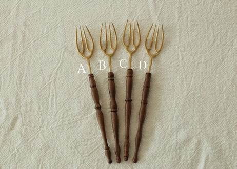 銅製 レードル フォーク ターナー 穴開きレードル スプーン 5点　フランス 銅製 レードル フォーク ターナー 穴開きレードル スプーン 5点 フランス