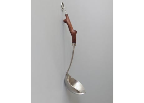 調和｜洋白と枝のミニお玉 • Chouwa (Harmony) |  Mini Ladle in Nickel Silver and Natural Branch #12