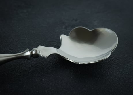 黒柿スプーン | 洋白 | テーブルスプーン | Kurogaki Wood Spoon  | Nickel Silver | Table Spoon#21