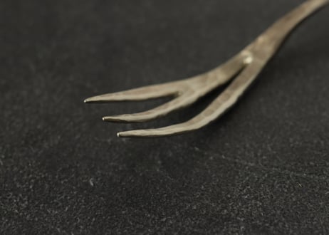 調和｜洋白と枝フォーク・Chouwa (Harmony) | Nickel Silver and Branch | Fork #10