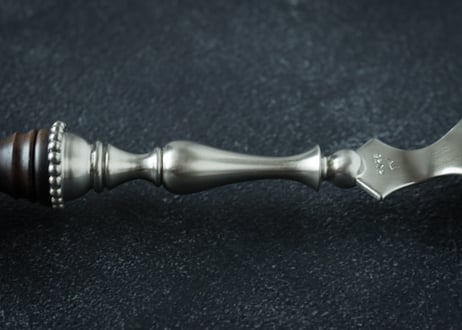 黒柿スプーン | 洋白 | テーブルスプーン | Kurogaki Wood Spoon  | Nickel Silver | Table Spoon#21