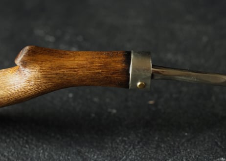 調和｜洋白と枝のミニお玉 • Chouwa (Harmony) |  Mini Ladle in Nickel Silver and Natural Branch #12